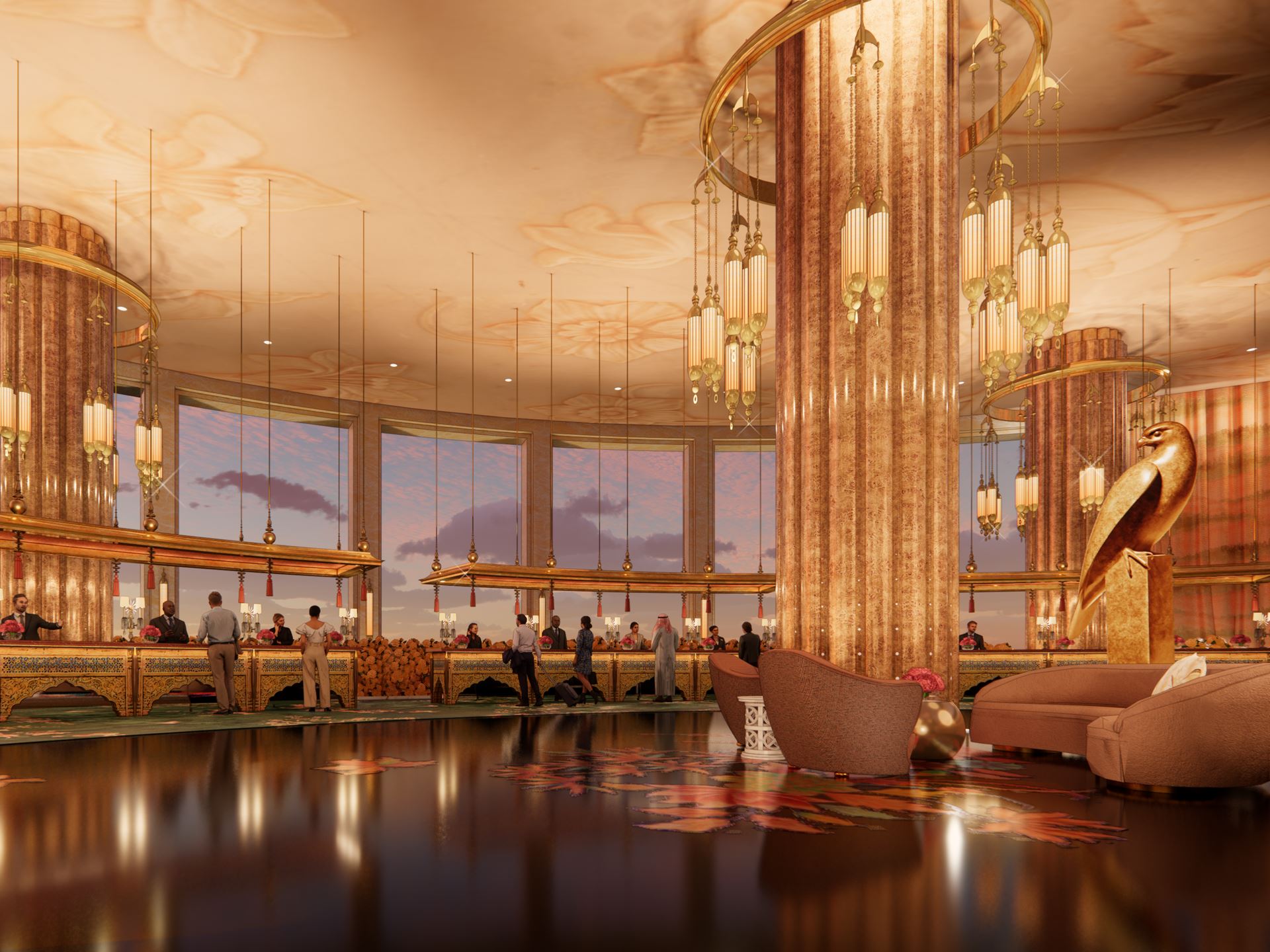 Wynn Resort Luxury Lobby